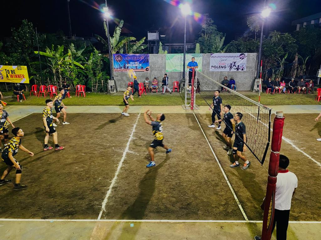 Berlangsung Sengit, Pertandingan Voli Br.Untal-Untal VS Br.Kung